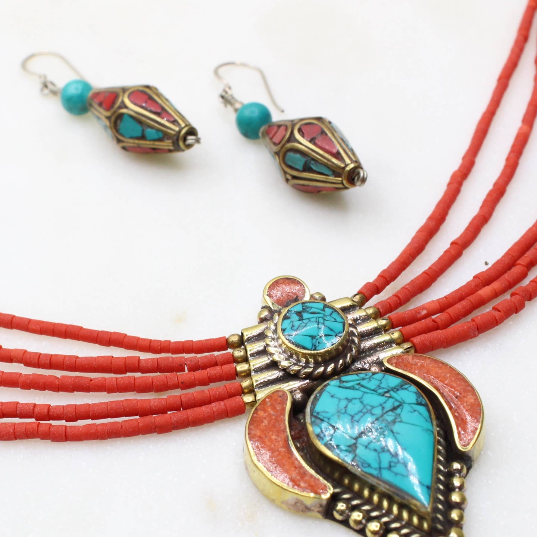 Didi Bahini Fair Trade - Wholesale Pendant/Charm Necklace - Pumori Tibetan Necklace3