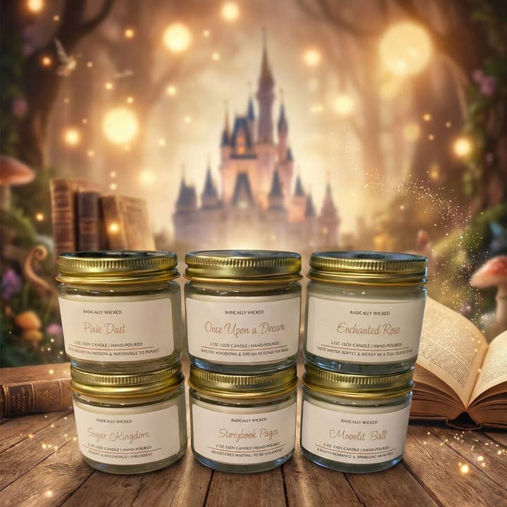 ✨ Collezione di Libri Incantati Mini Set di Candele per la vendita all'ingrosso da parte di Basically Wicked