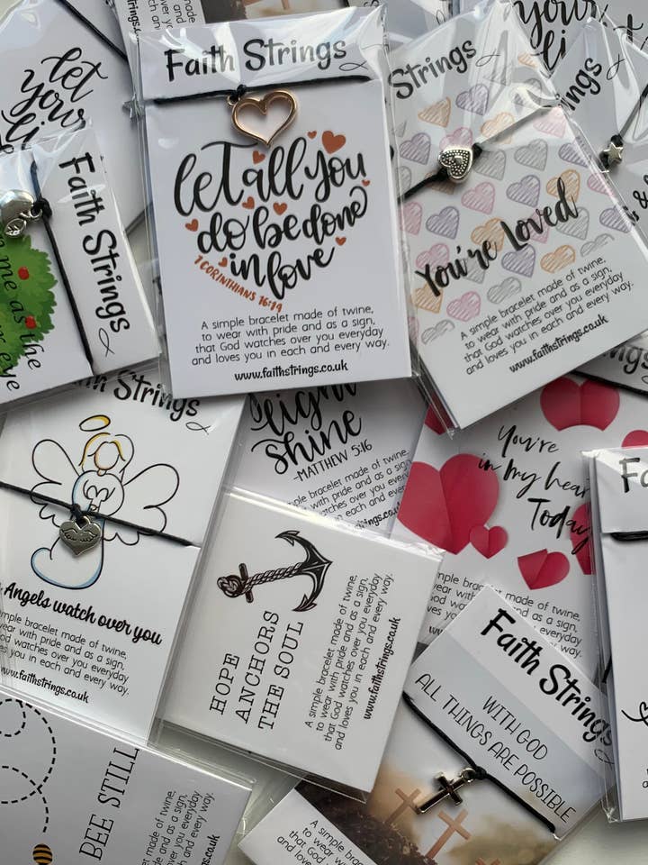 Faith Strings Christian Gift Refill Bundle 72 Wish Bracelet for wholesale by Faithstrings