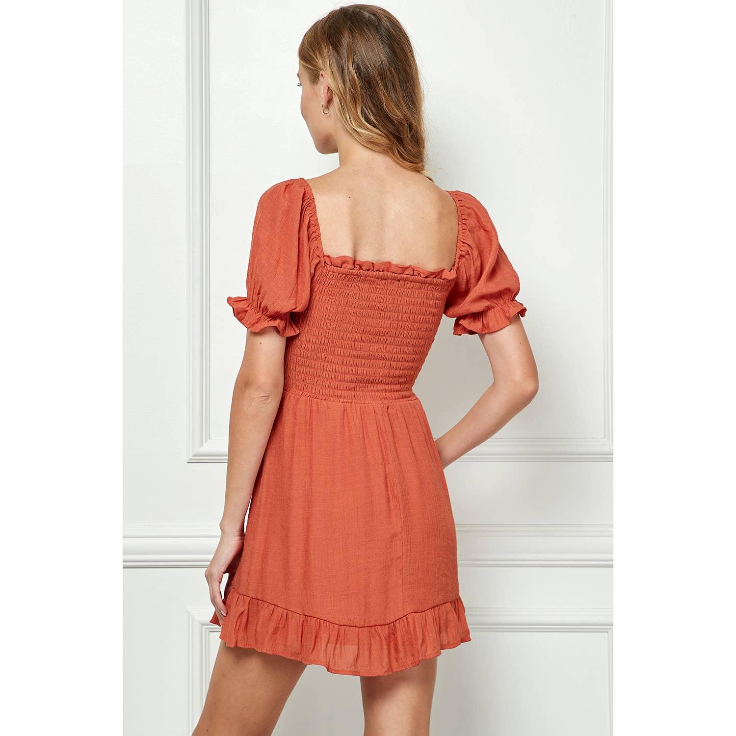 Winslow Collection - Vente Robe – femme - ROBE À VOLANTS PUFF SLV SMOCKÉE HAUT EN BAS A55631141