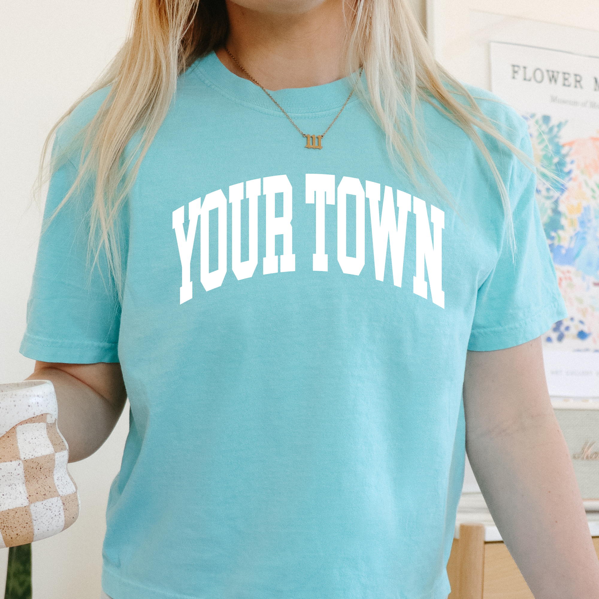 Faith & Life Christian Brands – Engroshandel T-shirt med print - Dame – Custom City Comfort Farver Heavyweight Hometown T-shirt16