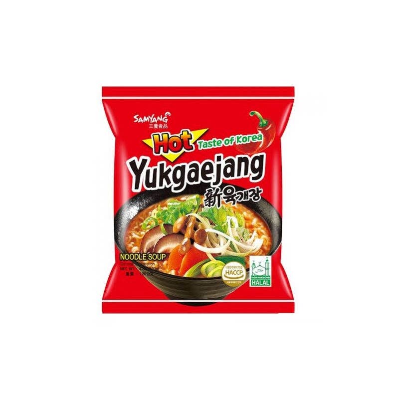 utoppa GmbH – Ramen por atacado – Samyang Ramen Instantâneo Sabor Cogumelo Yukgaejang 120 g