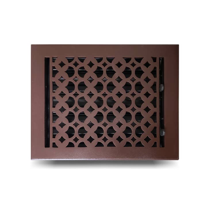 PRIMA DECORATIVE HARDWARE INC - Vente Article de chauffage, ventilation et climatisation - Registre de plancher en fonte 8 po x 10 po VR-100