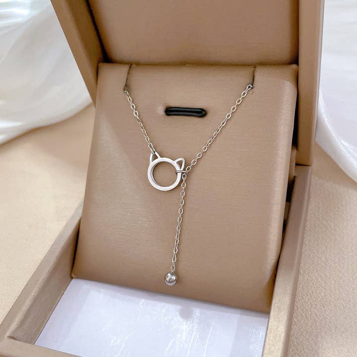 Collier Pendentif Plaqué Or avec Glands en Acier pour la vente par Gooddiy