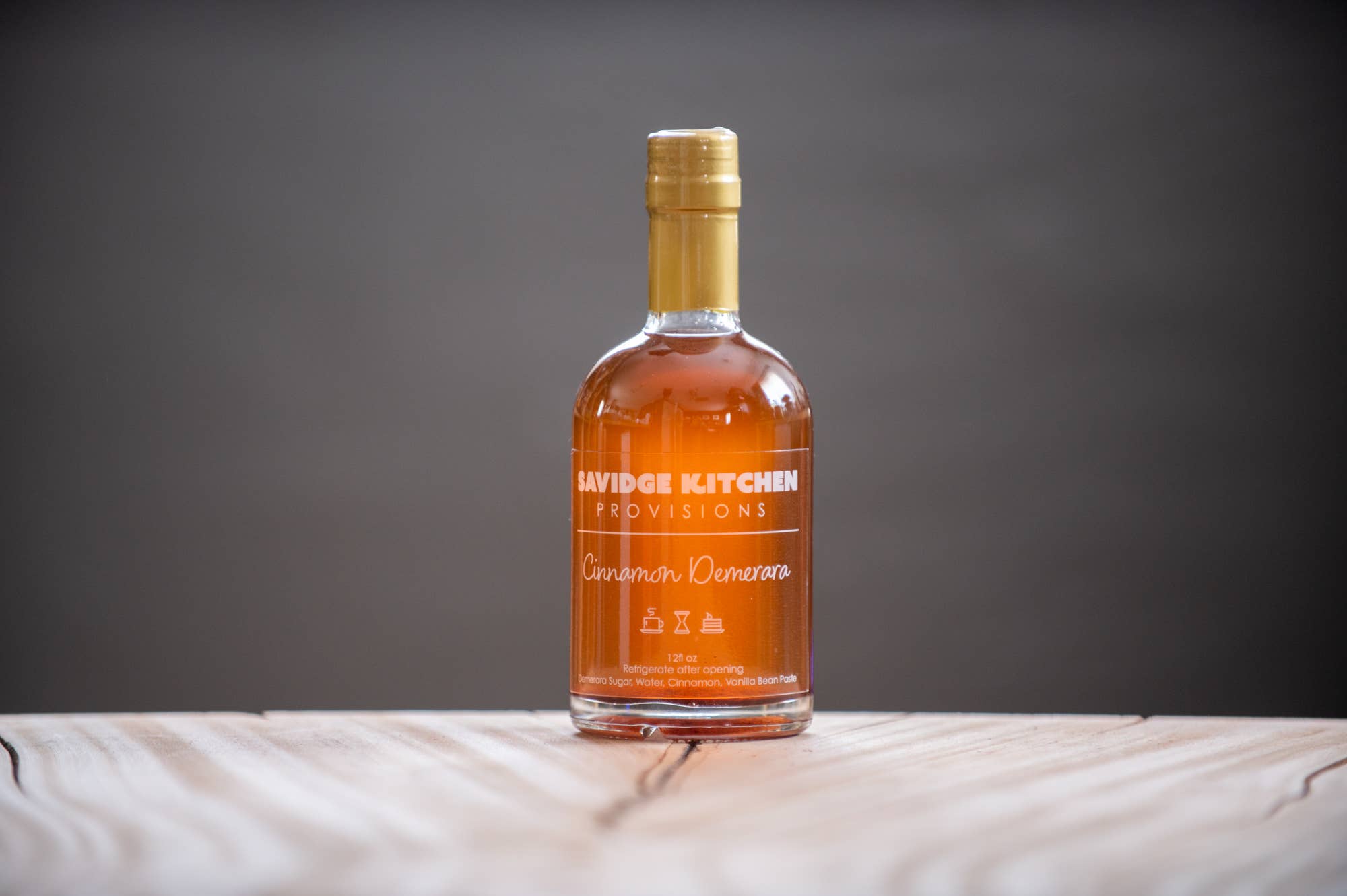 Savidge Kitchen – Mistura de coquetel/xarope por atacado – Xarope de Canela Demerara0