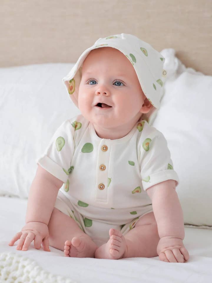 Lūmmi in Colour Babywear - Wholesale Jumpsuit – Baby - Organic Cotton Romper - Avocados8