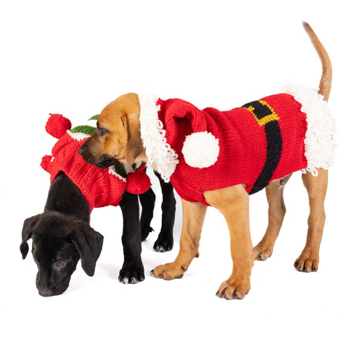 CHILLY DOG LLC - Wholesale Pet Sweater - Dog - Chilly Dog Santa Dog & Cat Sweater