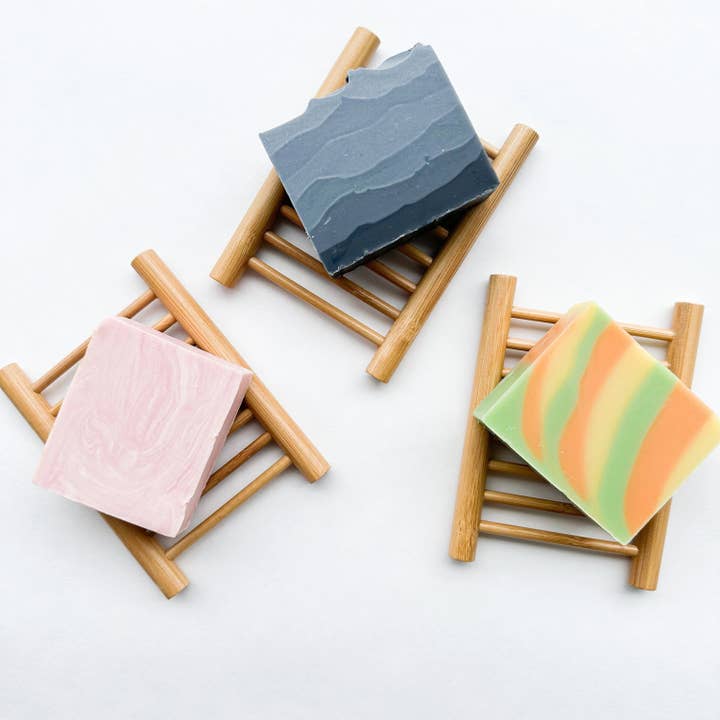 Jabonera de bambú natural: prolonga la vida útil de las pastillas de jabón para venta al por mayor de Smile Boutiques