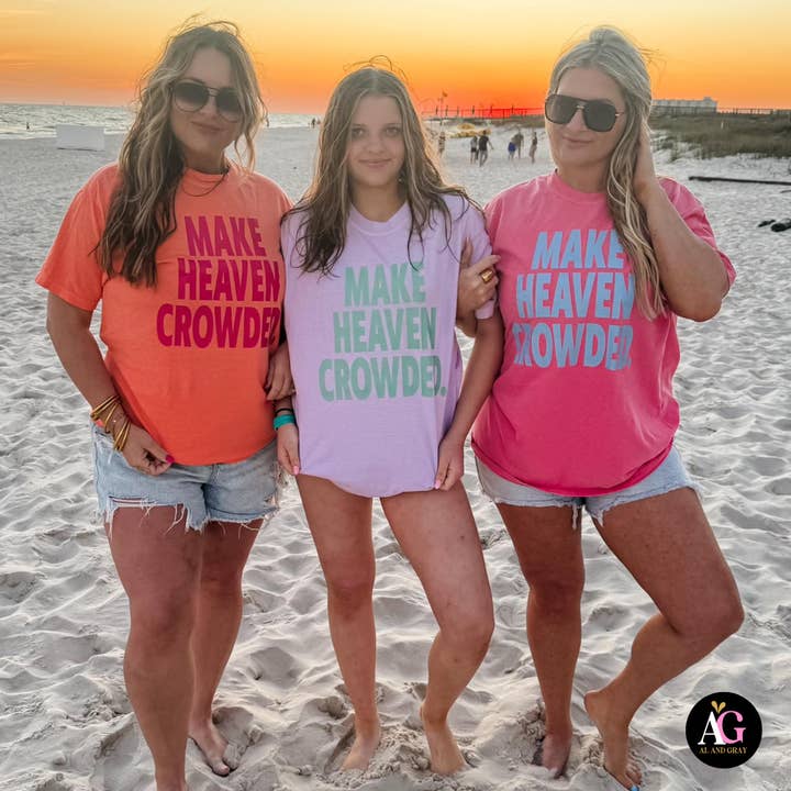 Al + Gray Graphic Tees - Wholesale T-Shirt (Graphic) - Women's - Make Heaven Crowded
