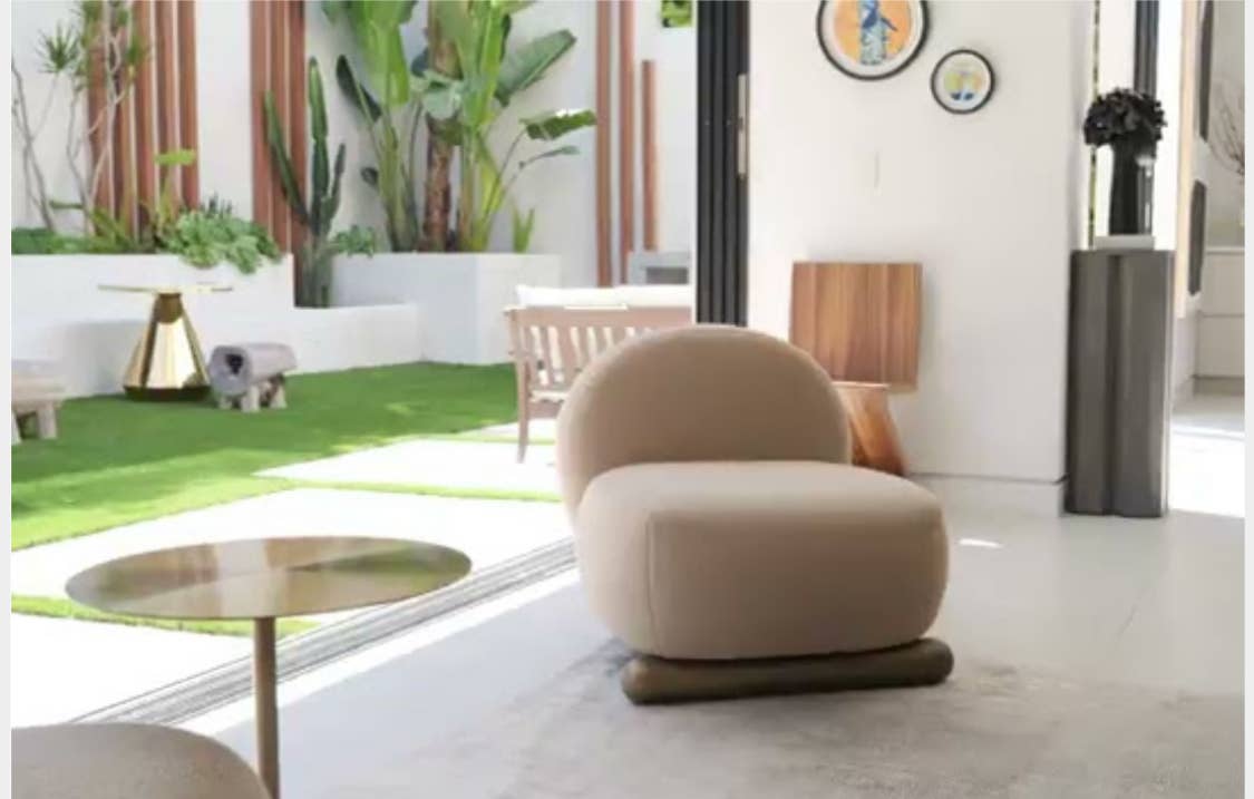 Statements by J - Wholesale Chair - Pasha Shearling Latte Lounge Chair, Cozy Accent Chair6