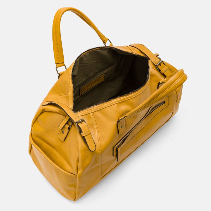 Herling – Saco de viagem - Unissexo por atacado – Herling - Bolsa de viagem vintage grande em couro PU29