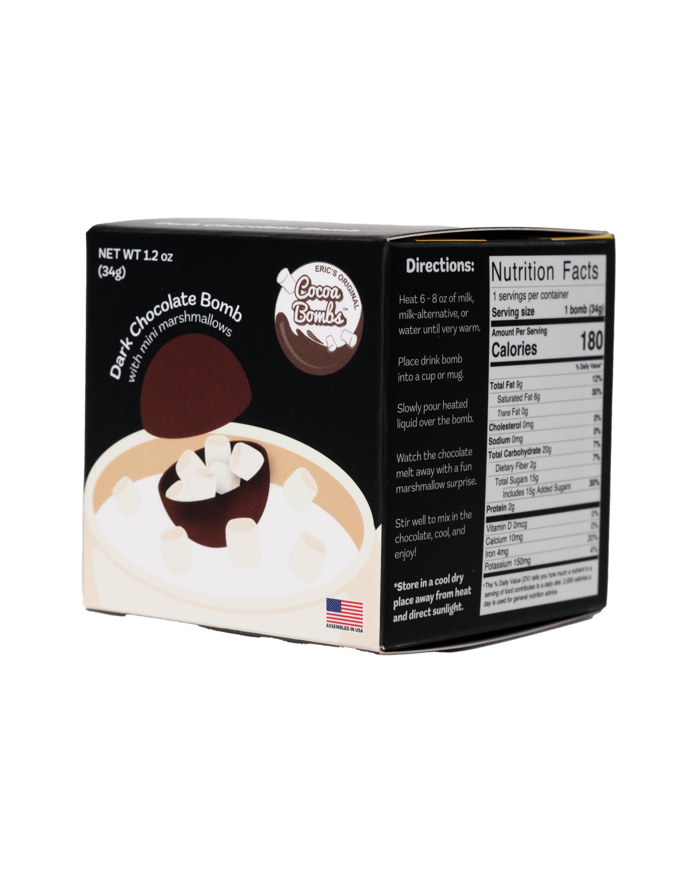 Cocoa Bombs™ - Wholesale Chocolademelk/cacaomix/kit - 1 pakje pure chocolade cacaobommen2