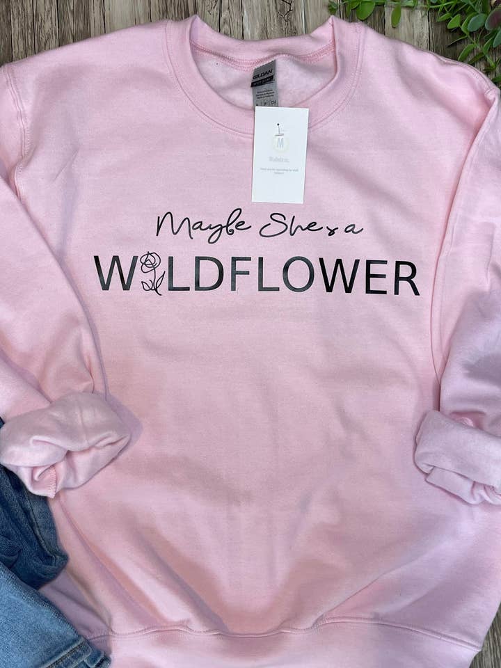 Tal vez sea un cuello redondo de flores silvestres para venta al por mayor de MiaIsabellas.co