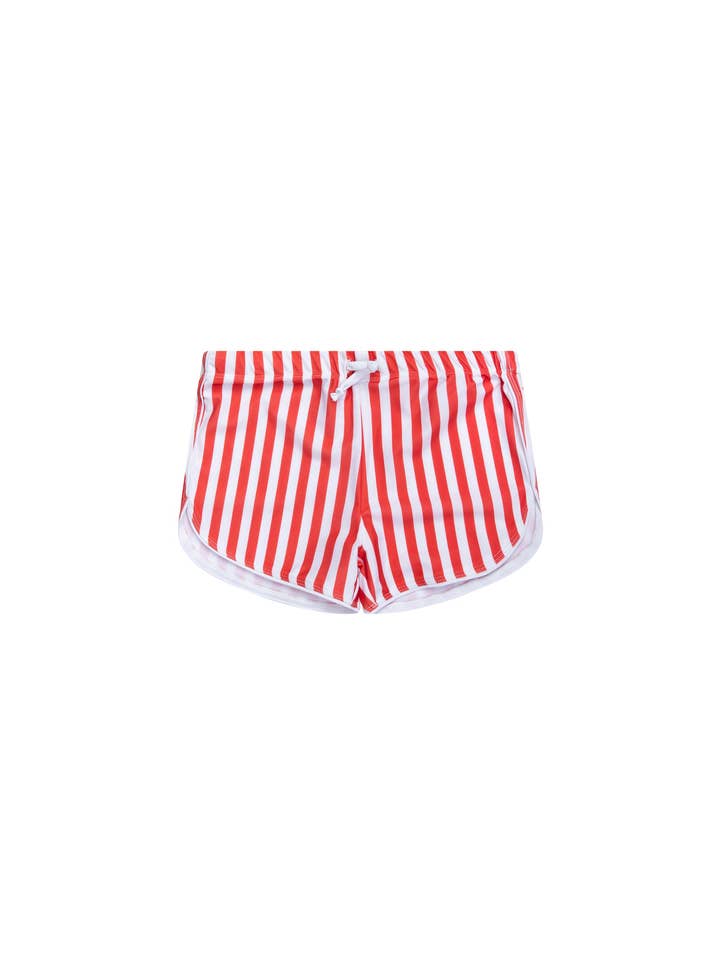 Flamands Board Short Red/White UPF 50+ for wholesale by Juillet Juillet