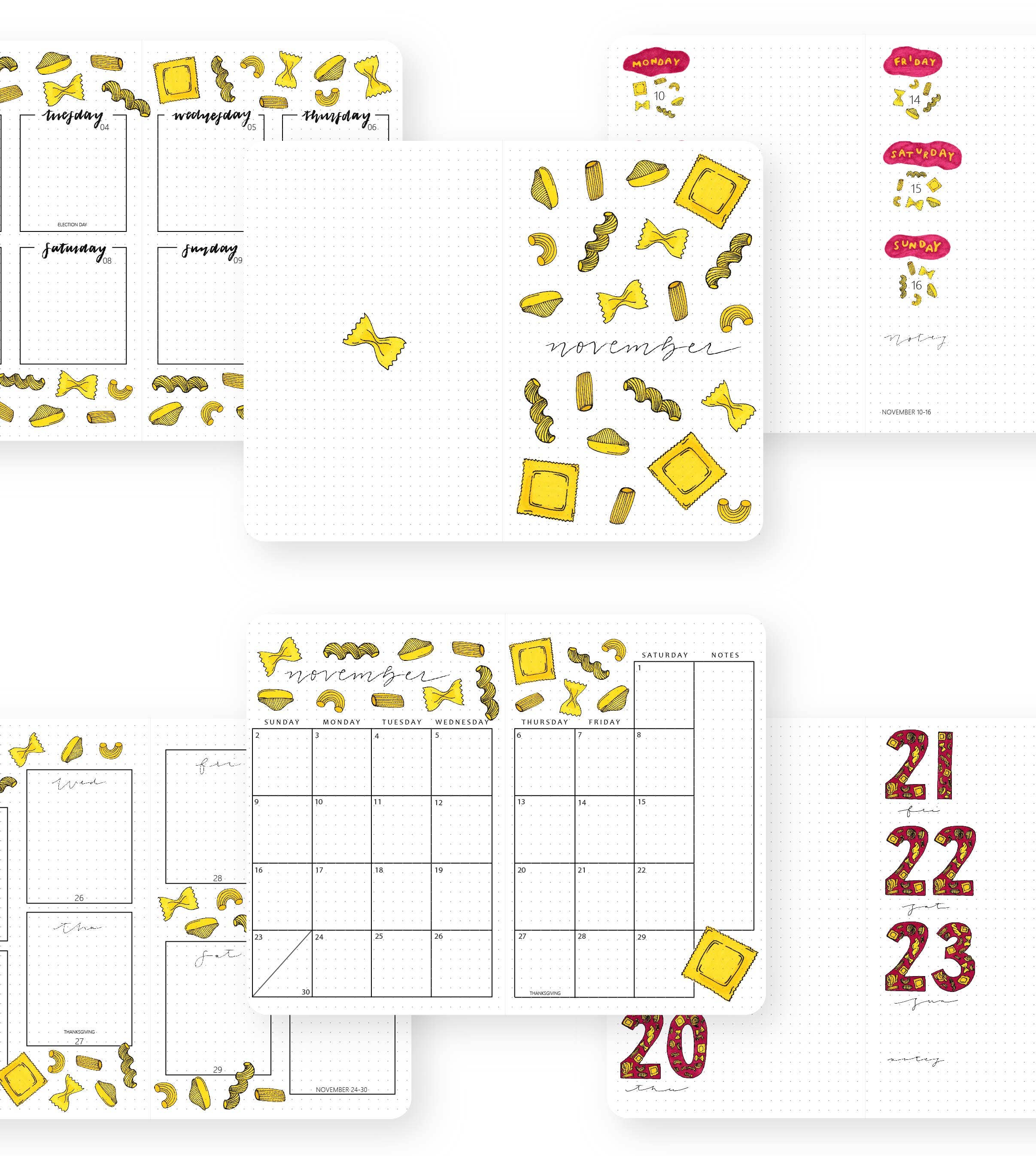 Linda Tong Planners - Wholesale Planner - 2026 Illustrated Planner Light Gray9