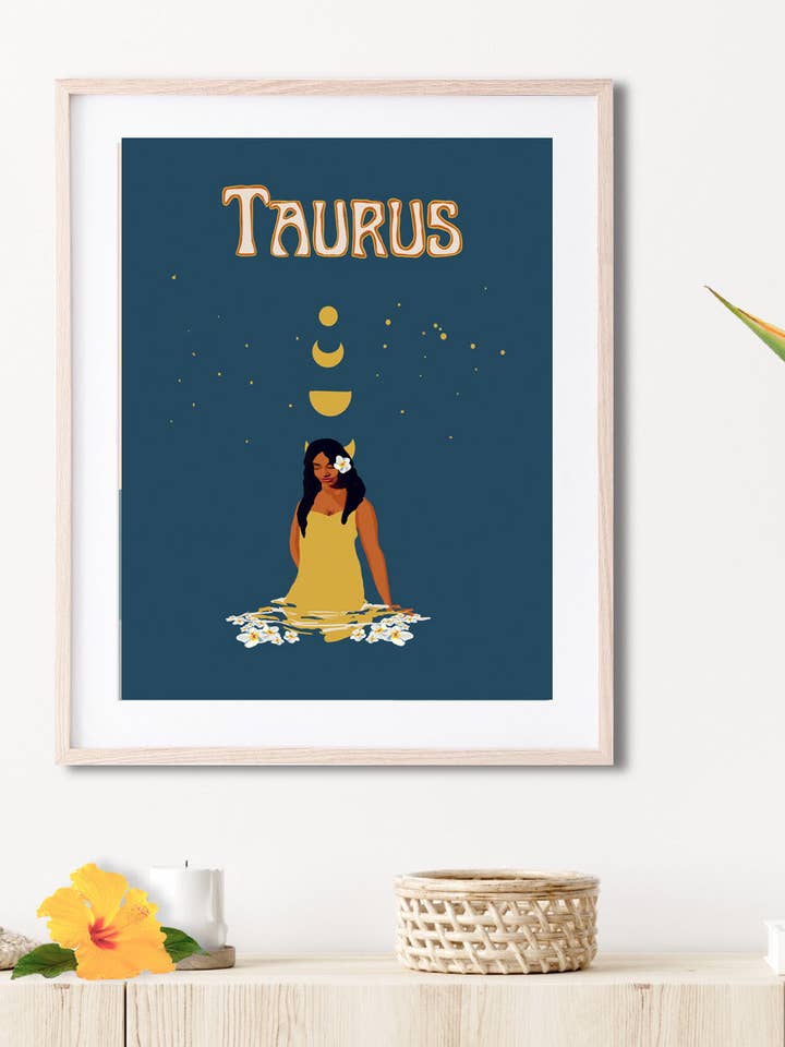 Imprimé Taurus Matted pour la vente par Paradise Now Hawaiʻi