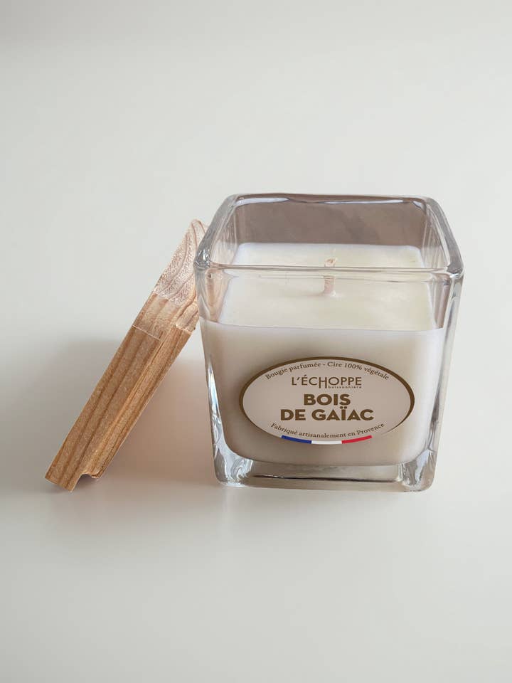 Guaiac Wood - Scented Candle 85g for wholesale by L'Échoppe Buissonnière