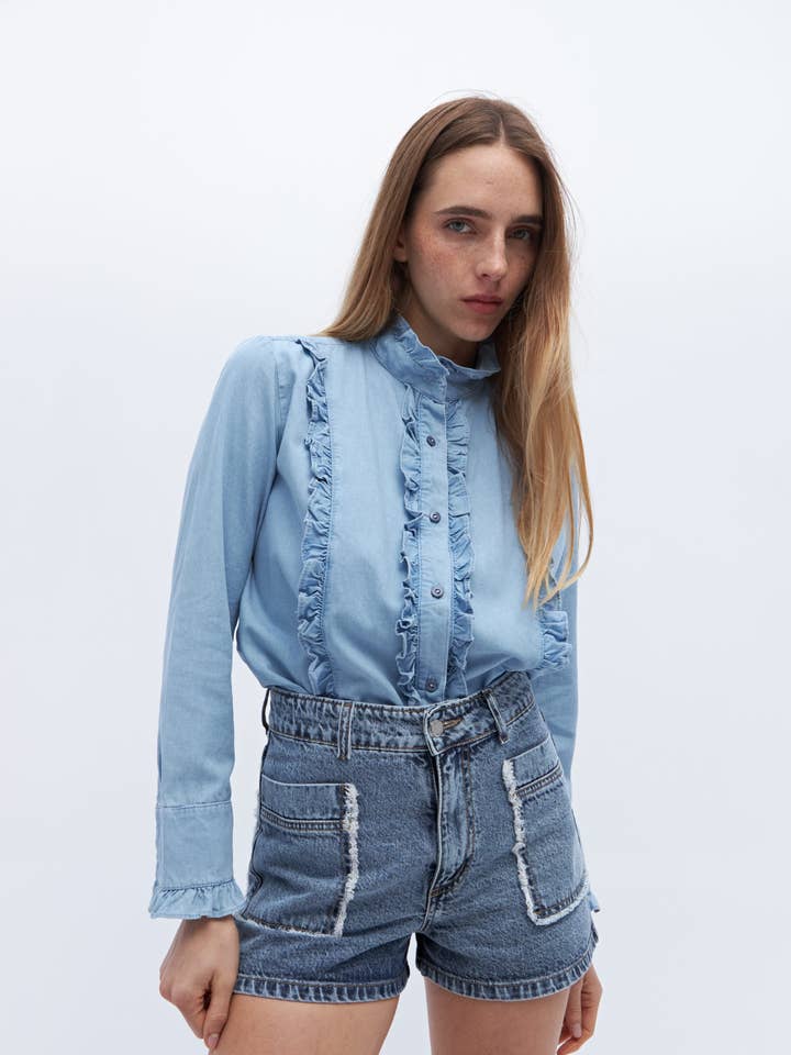 Lorien Denimskjorte for engroshandel hos Margo Baridon