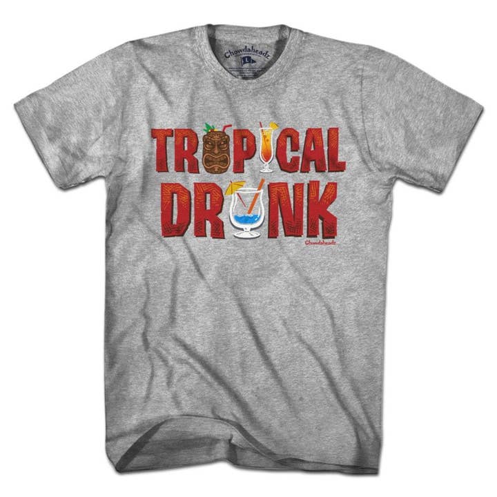 Tropical Drunk T-Shirt for wholesale by Chowdaheadz