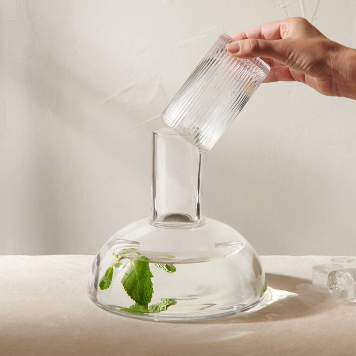 JUNA Glass Carafe With Drinking Glass for wholesale by ASA Selection