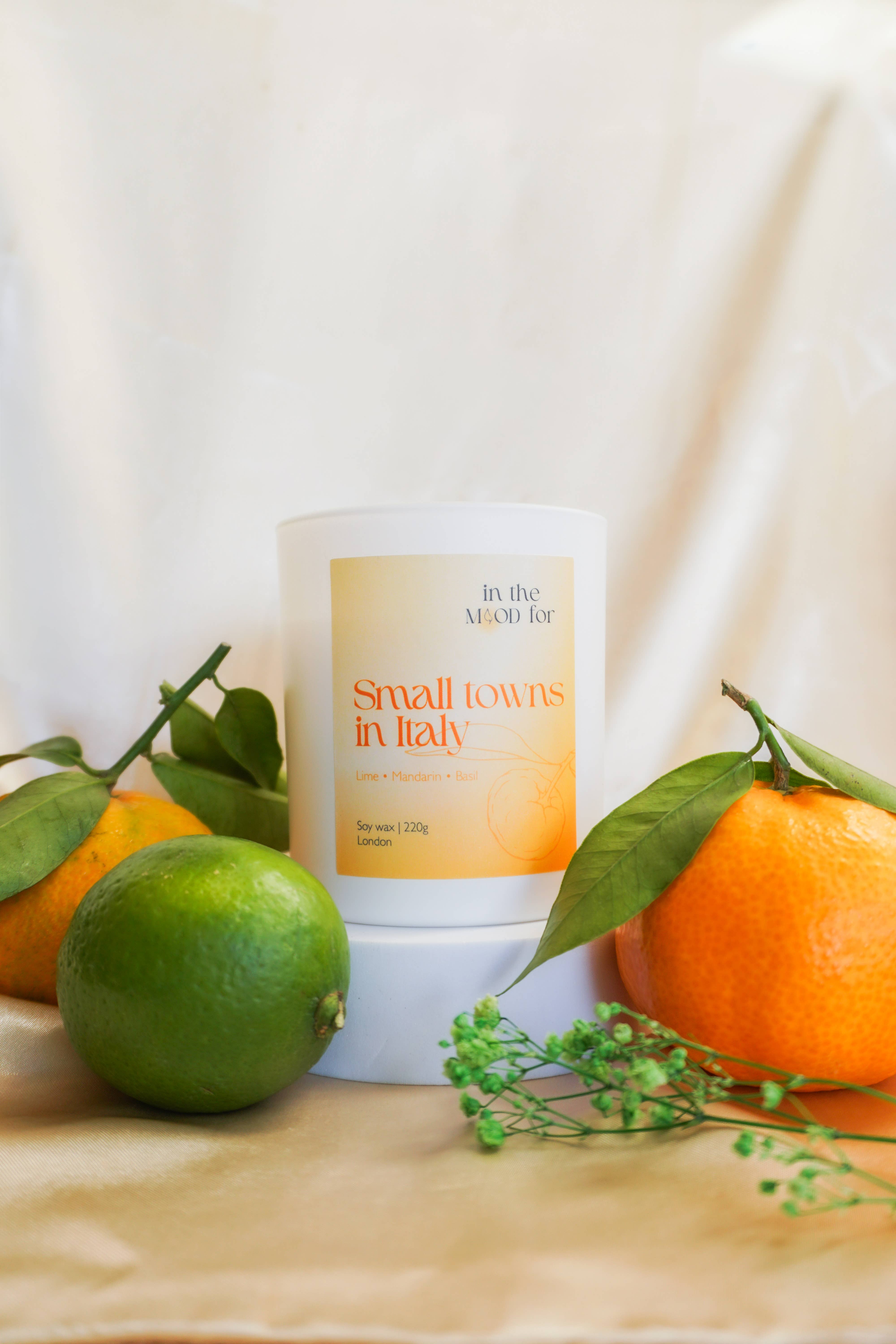 In the Mood for – wholesale Jar/filled candle – Small Towns in Italy Candle ⎮ Travel-inspired candle 0