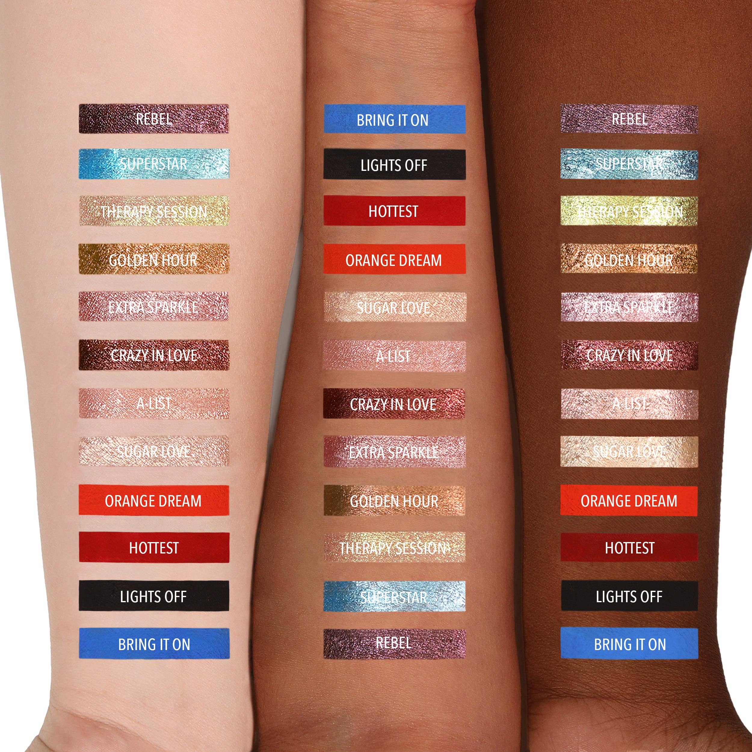 Moira Cosmetics - Wholesale Body Glitter/Shimmer - Superhyped Liquid Pigment (023, Superstar)2