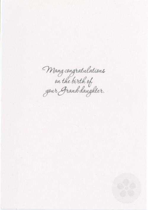 DICKENS INC. - Vente Cartes bébé - Petite-fille | SETC | SM | 15904-1GRDTR1