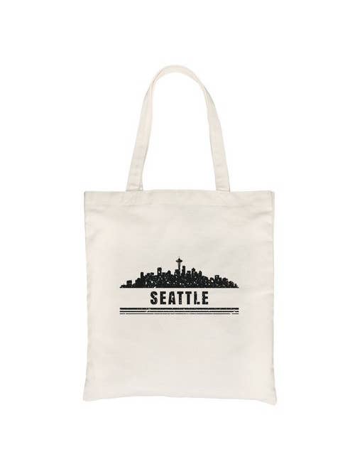 Skyline-Seattle Canvas Bag for wholesale by 365 In Love