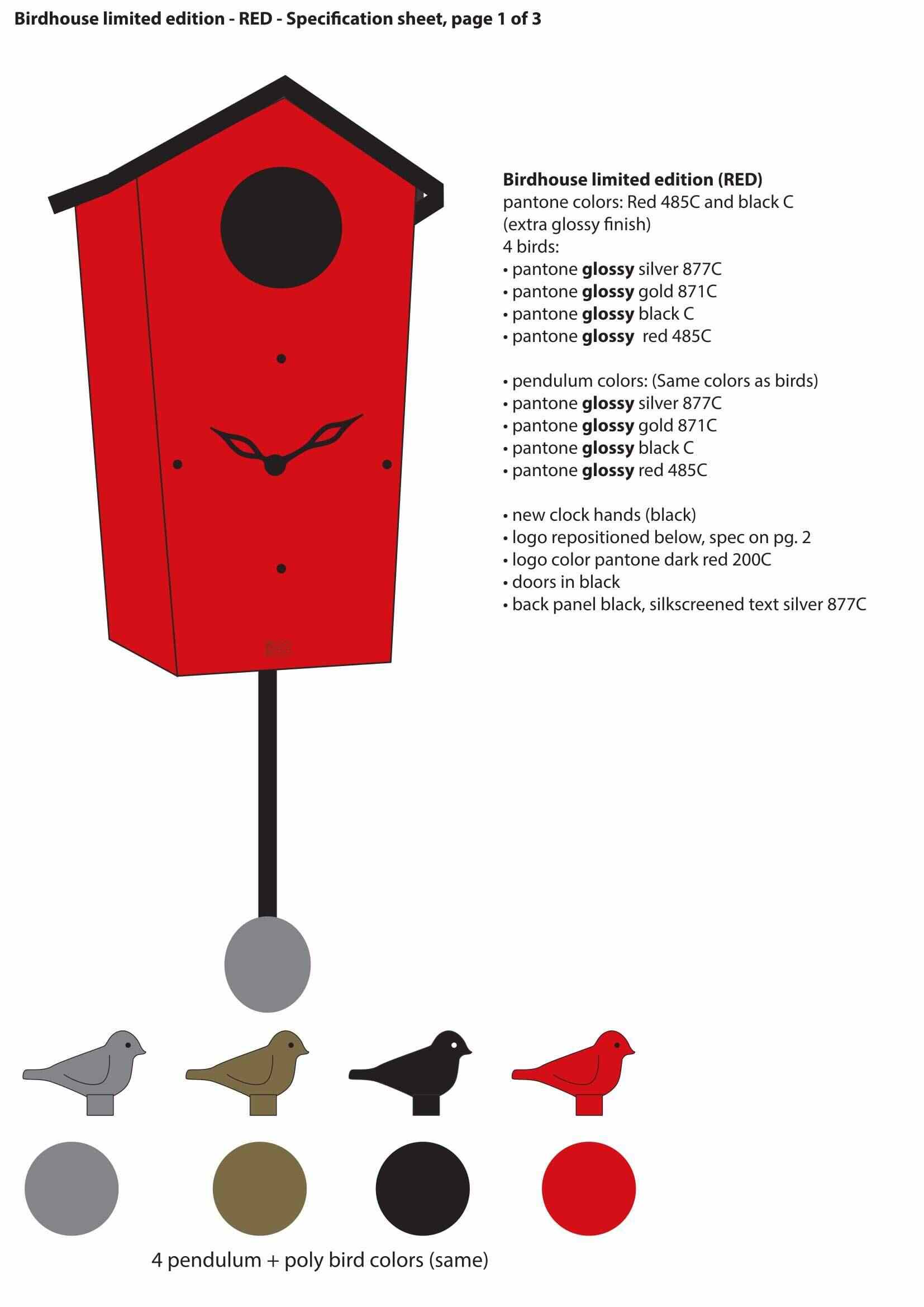 KOOKOO EU - Wholesale Wall Clock - KOOKOO BirdHouse modern cuckoo clock18