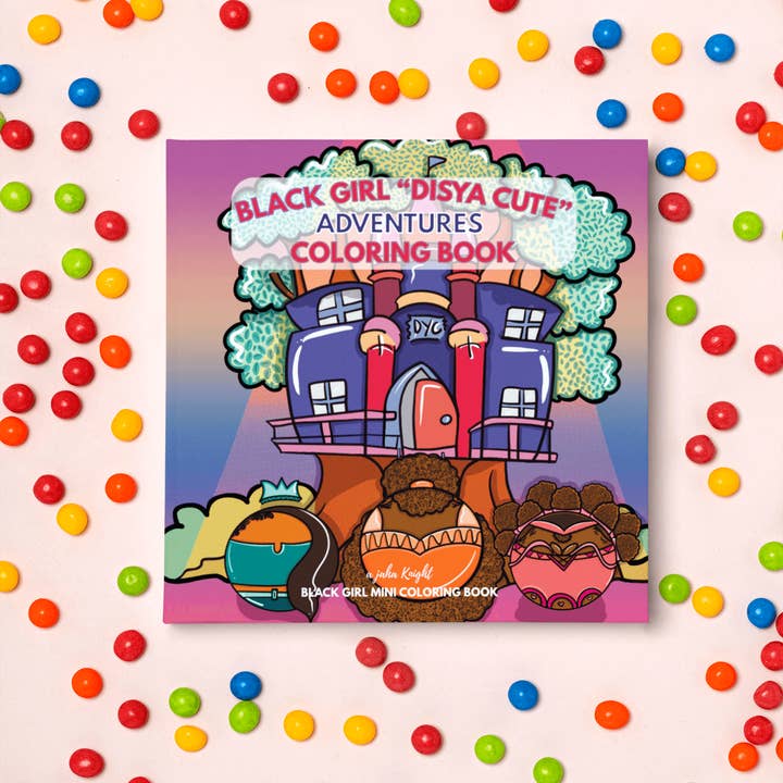 Black Girl Mini: "disya Cute" Adventures Coloring Book - Wholesale for wholesale by dakari Moon