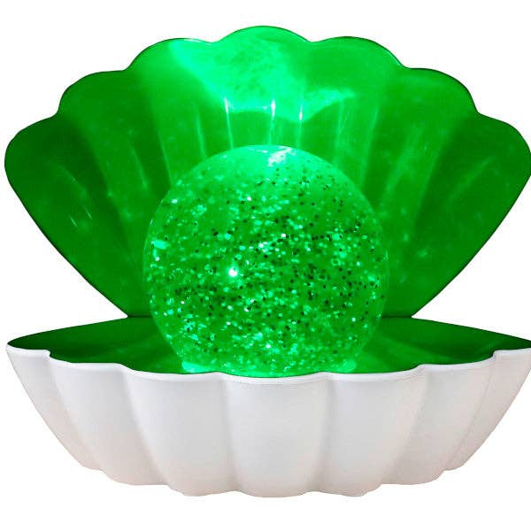 Showcase - Wholesale Accent/Desk Lamp - LED Color-Changing Clam Shell Glitter Lamp7