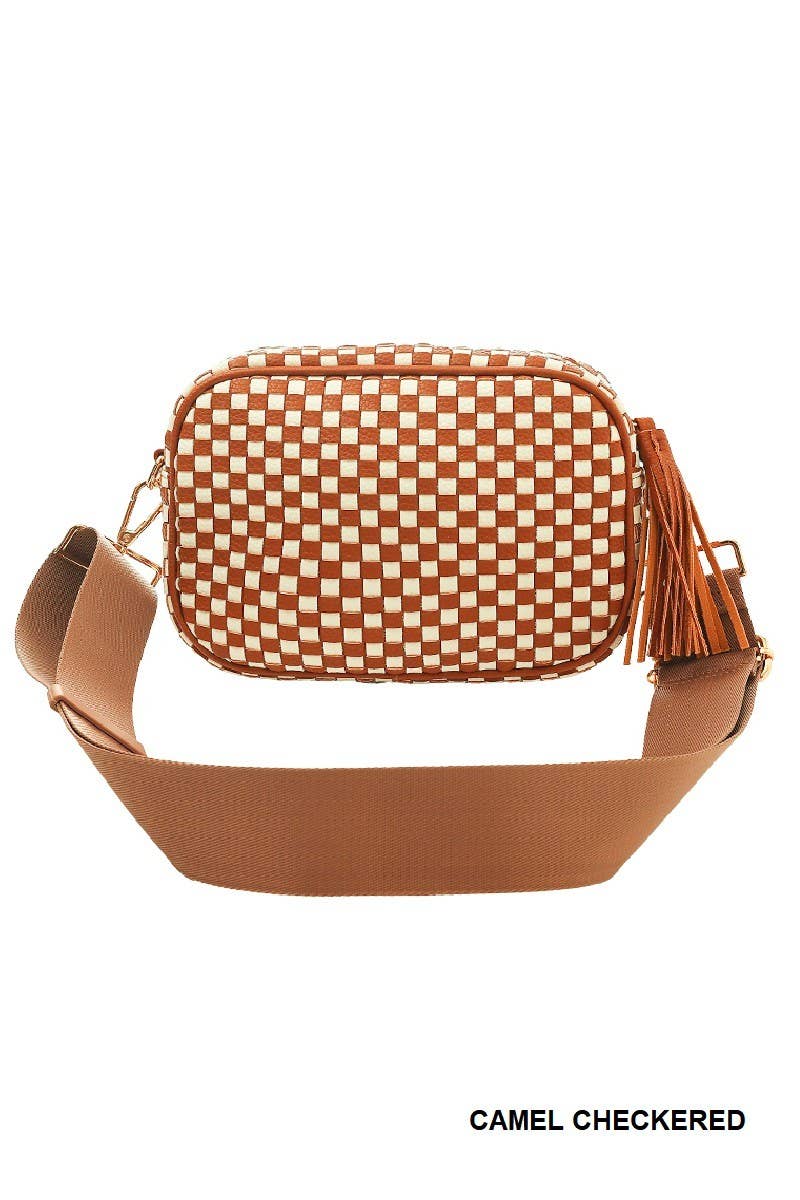 Vanilla Monkey - Vendita all'ingrosso Pochette - Donna - Borsa per fotocamera in vero vimini intrecciato3