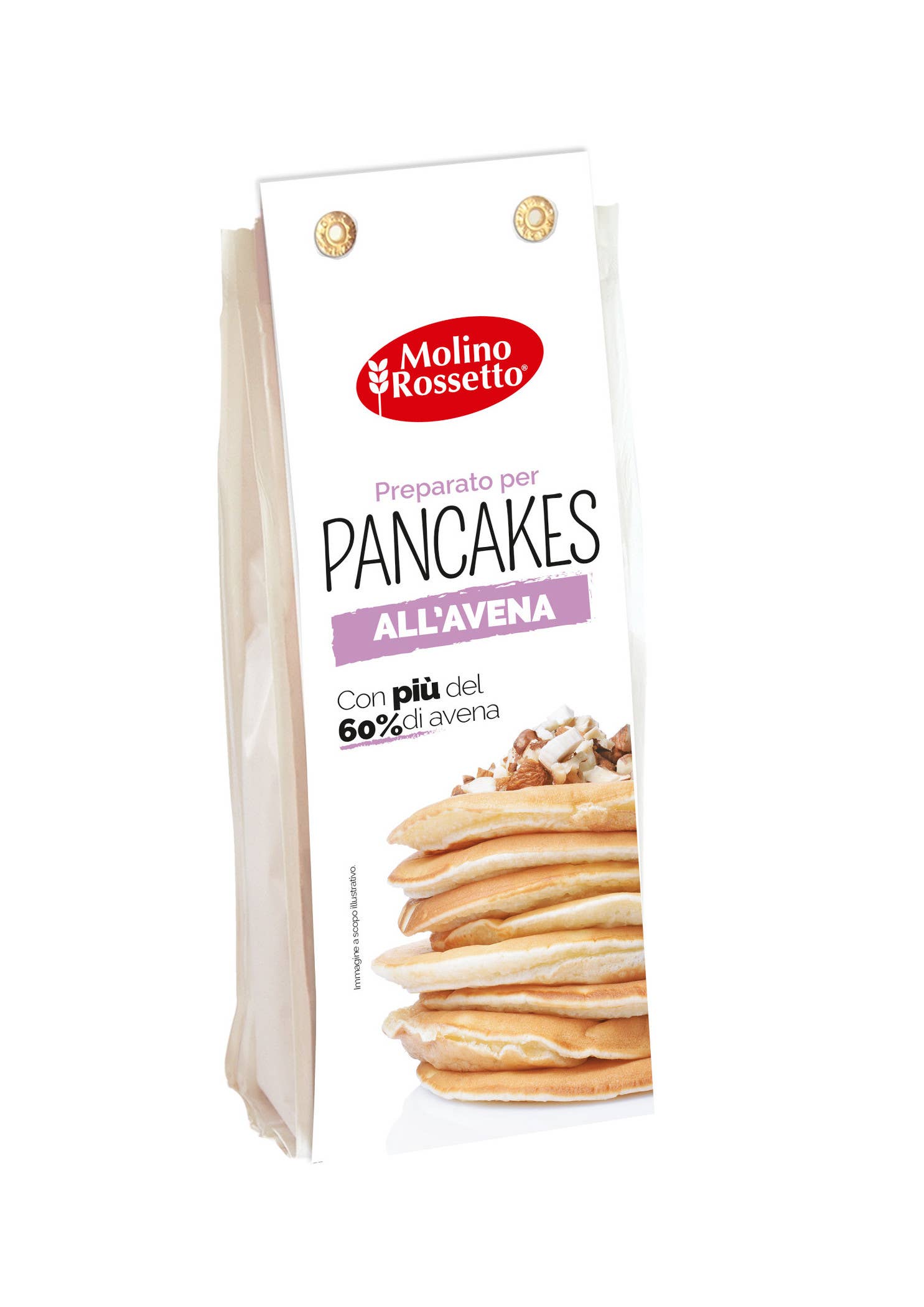 Molino Rossetto - Wholesale Pancake Mix - PREPARATION FOR PANCAKES WITH OATMEAL - 250 G -0