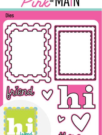 Layered Scallops A2 Rectangle Dies for wholesale by Pink and Main