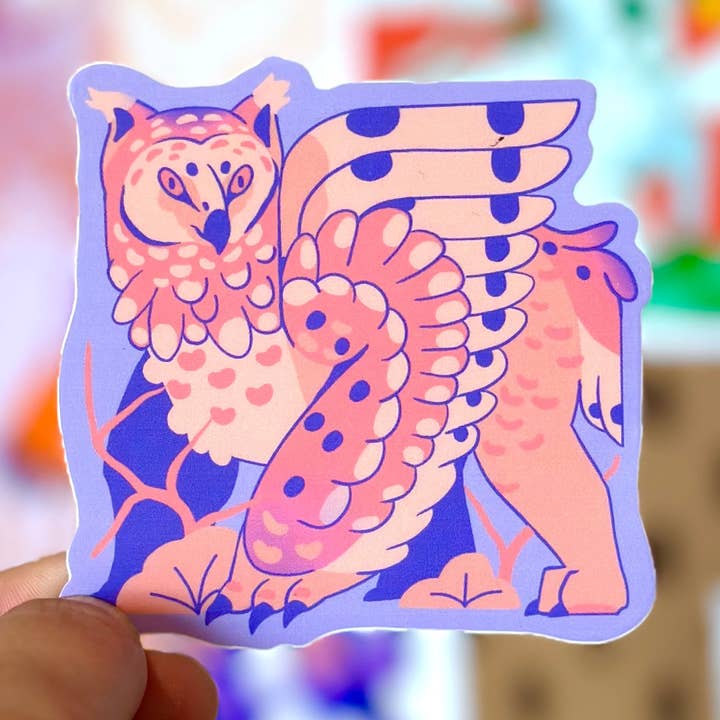 Owlbear Sticker for wholesale by Odd Hare Goods