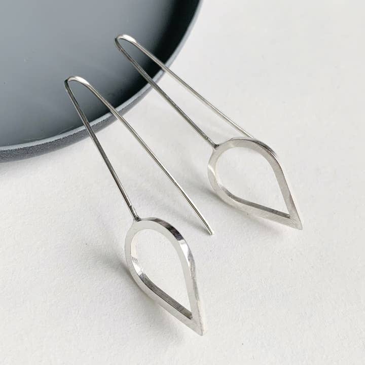Silver Teardrop Earings for wholesale by Claire Lowe Jewellery