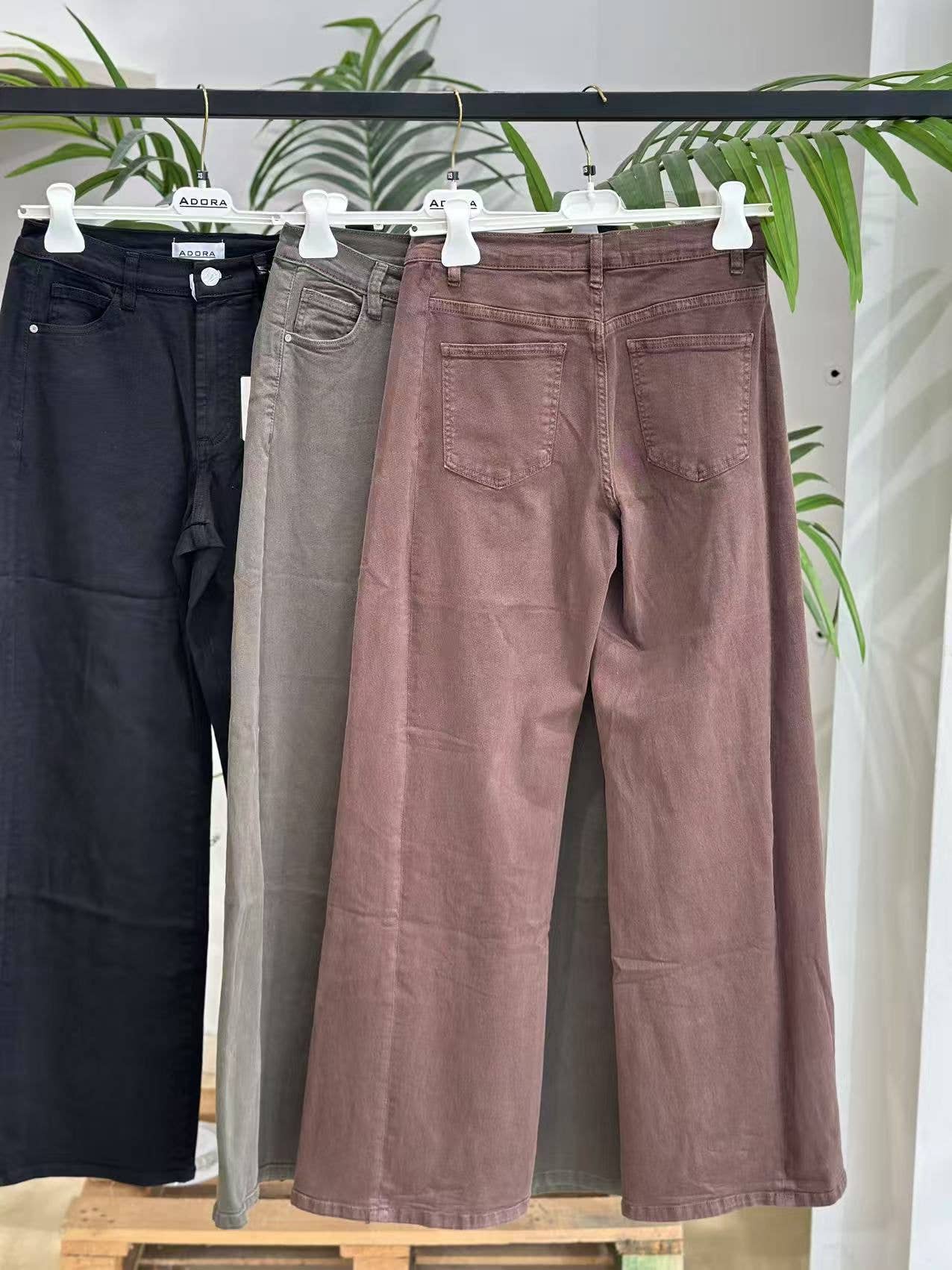 ADORA - Wholesale Pants - Women's - colorful palazzo jeans pants2