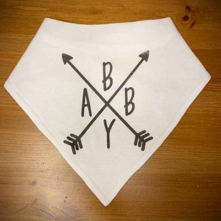 Keyport Handkerchief Bib - Arrows for wholesale by Shakes + Speares