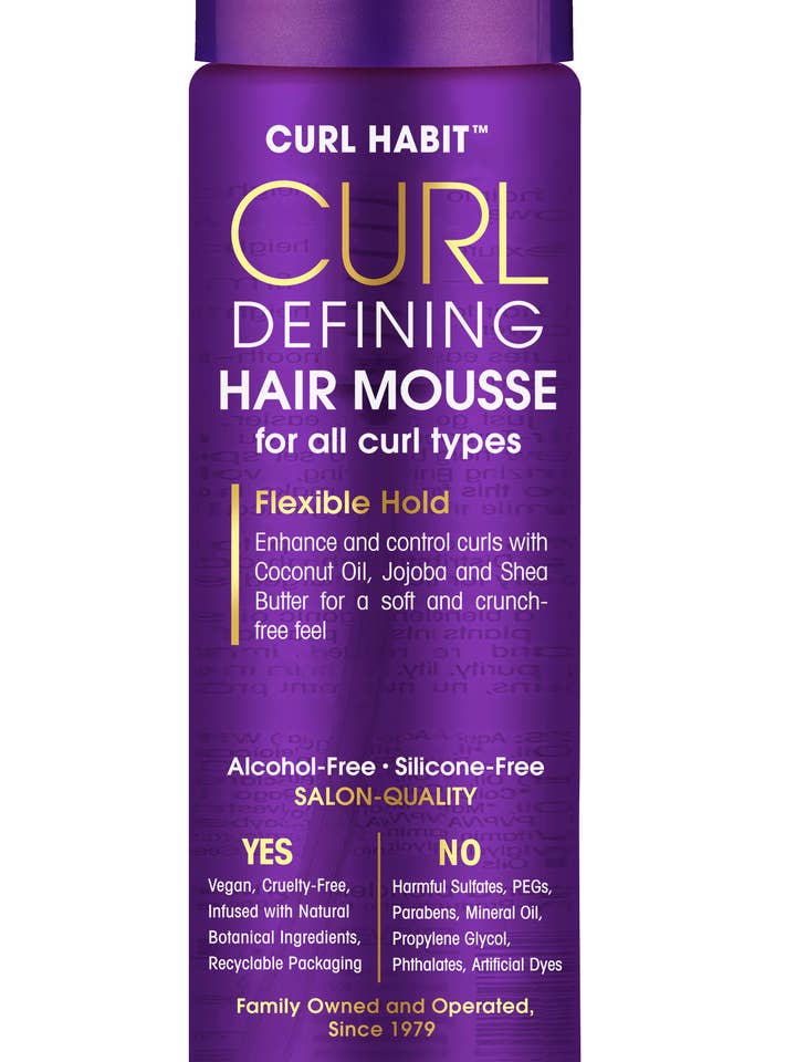 Curl Habit® Curl Defining Hair Mousse 7oz for wholesale by Giovanni Cosmetics