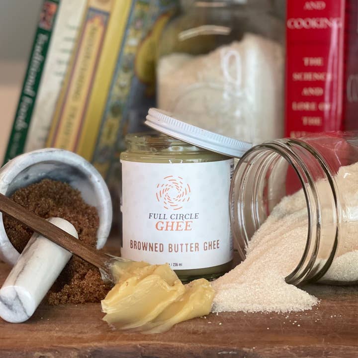 Browned Butter Ghee for wholesale by Full Circle Ghee