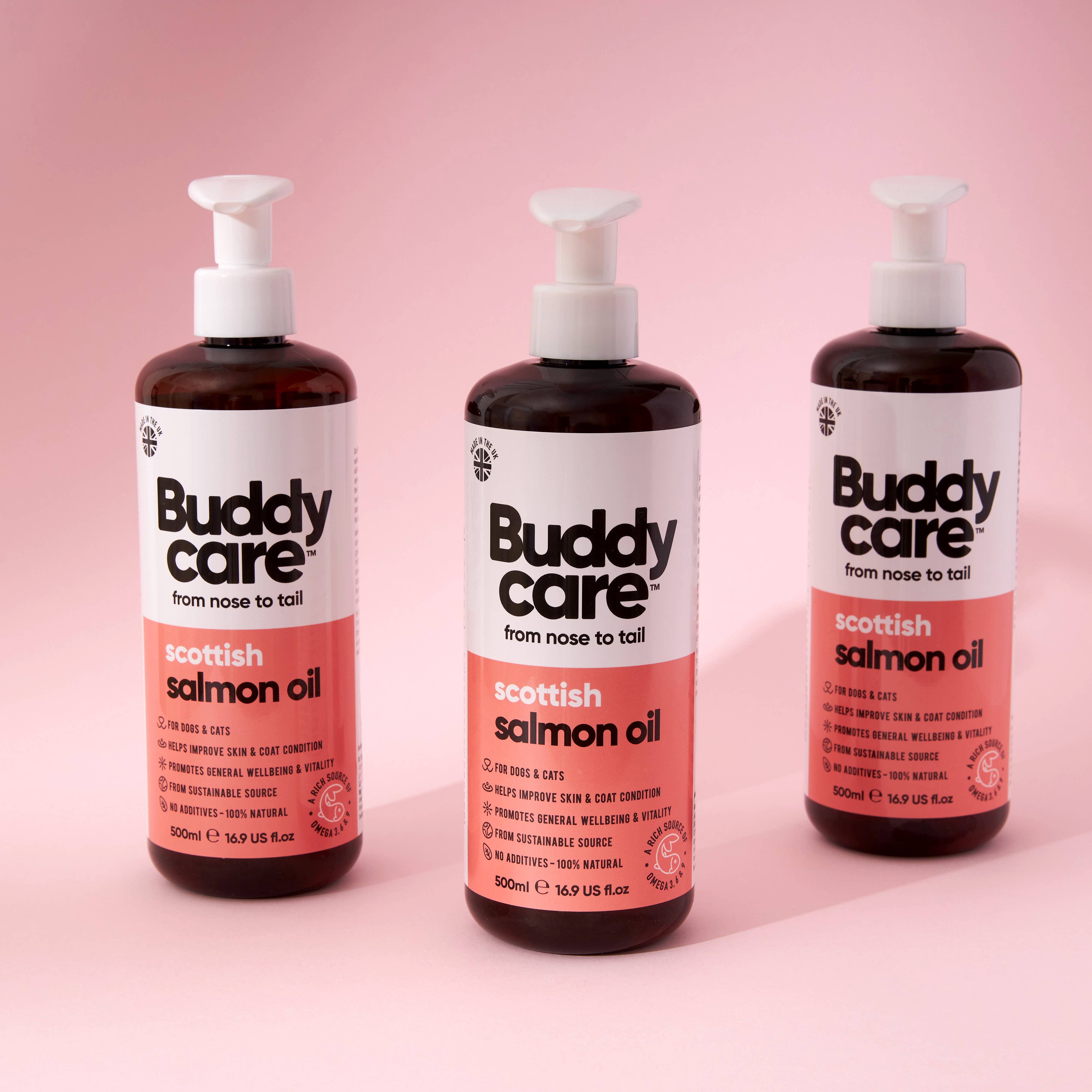 Buddycare - Vente Compléments alimentaires – chat et chien - Huile de saumon - 500 ml4