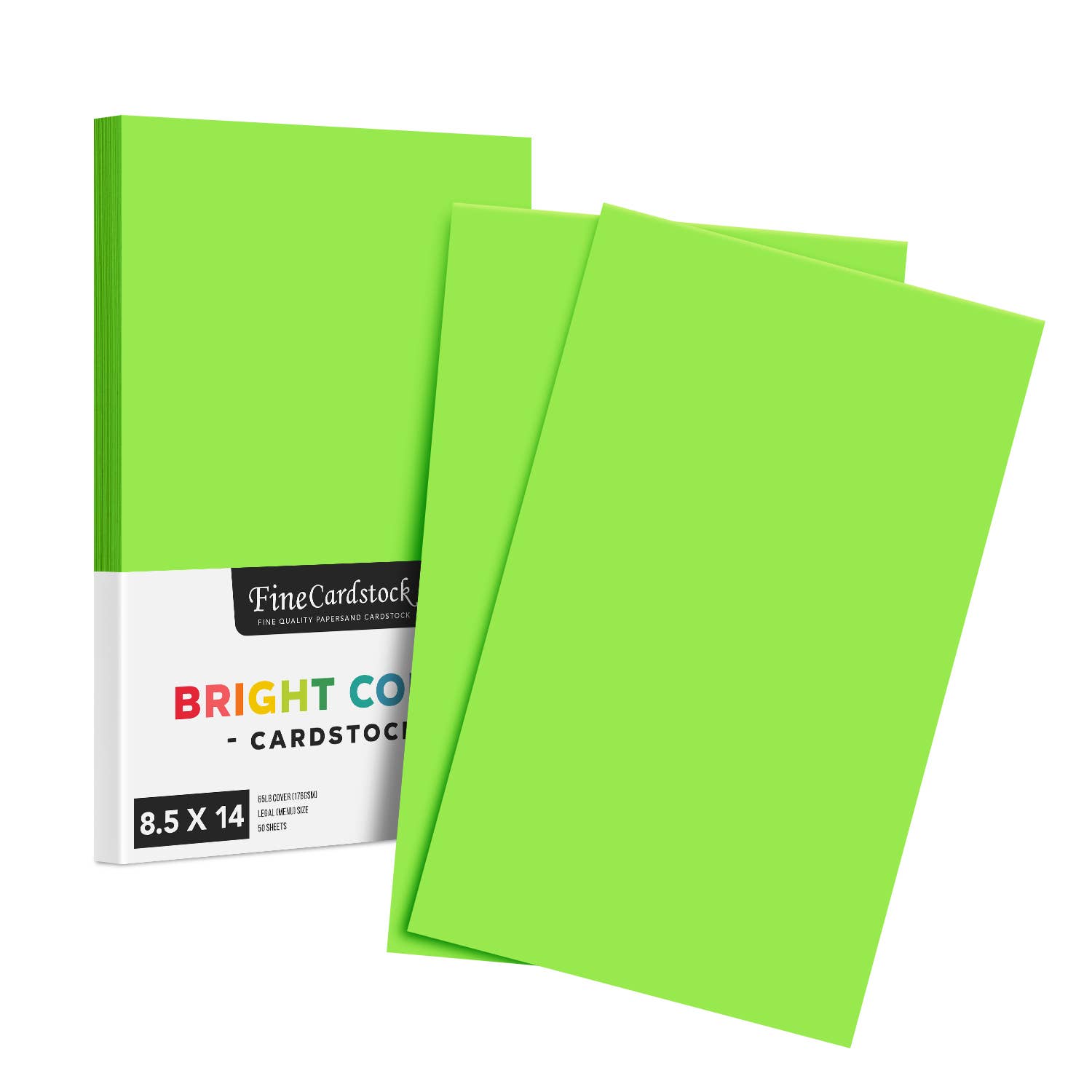 Fine Cardstock – wholesale Hantverkstillbehör – Ljus färg Cardstock papper - 65 lb täcka (176 GSM) - 50 Antal33