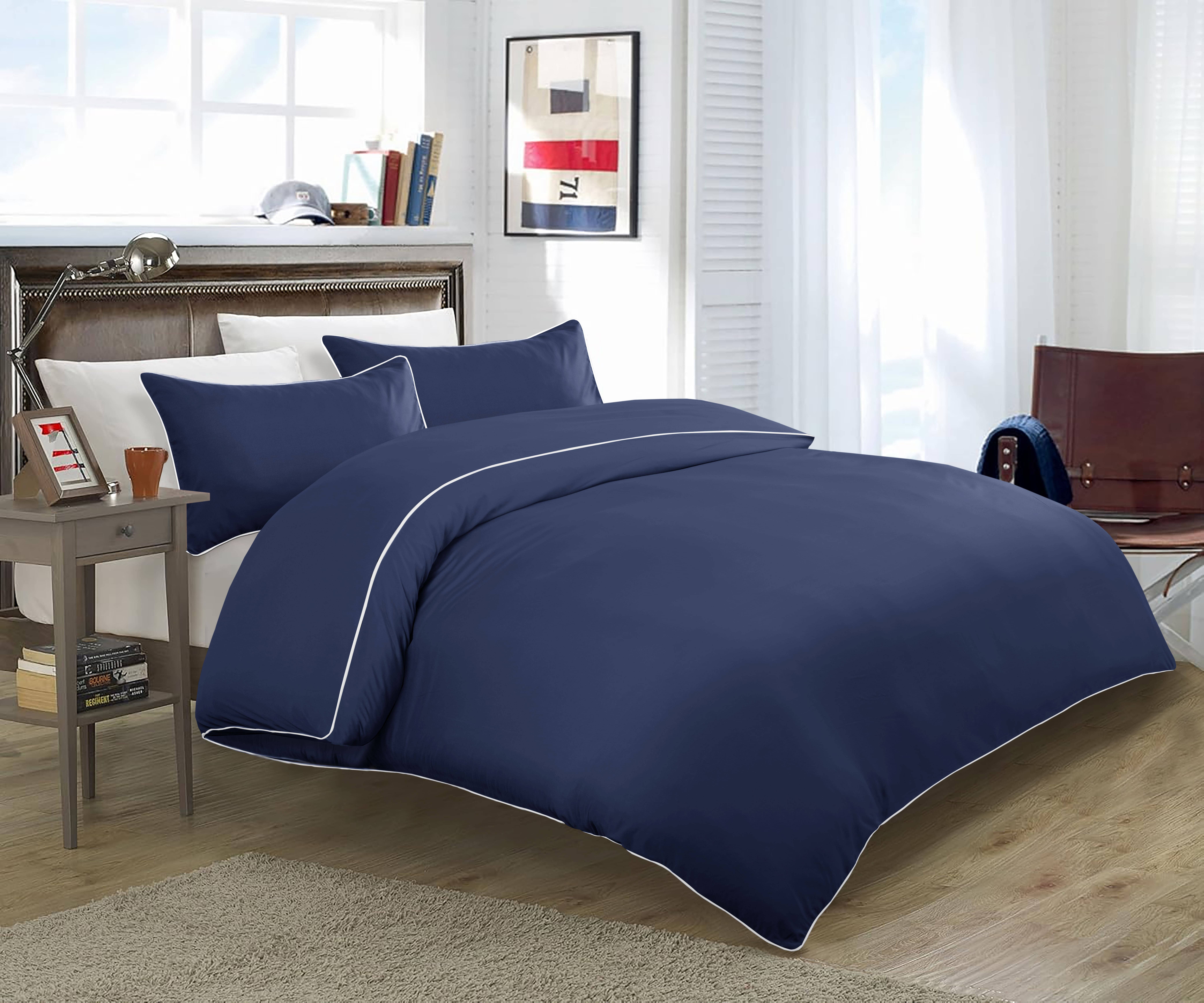 Cotton Passion – wholesale Bedding set – Duvet Cover Set Luxury Piping Ultra Soft Duvet Comforter Set18