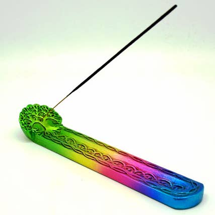 Fantasy Gifts - Wholesale Incense Holder - Multi Colored Tree of Life Incense Burner