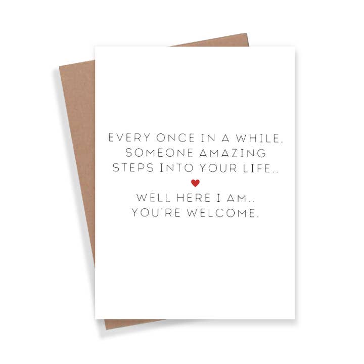 Expression Design Co - Wholesale Everyday Greeting Card - Here I Am Card