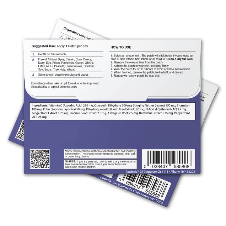 PatchAid - Wholesale Oral supplement/vitamin - Kids Allergy Relief Patch – Fast-Acting Allergen Fighter2