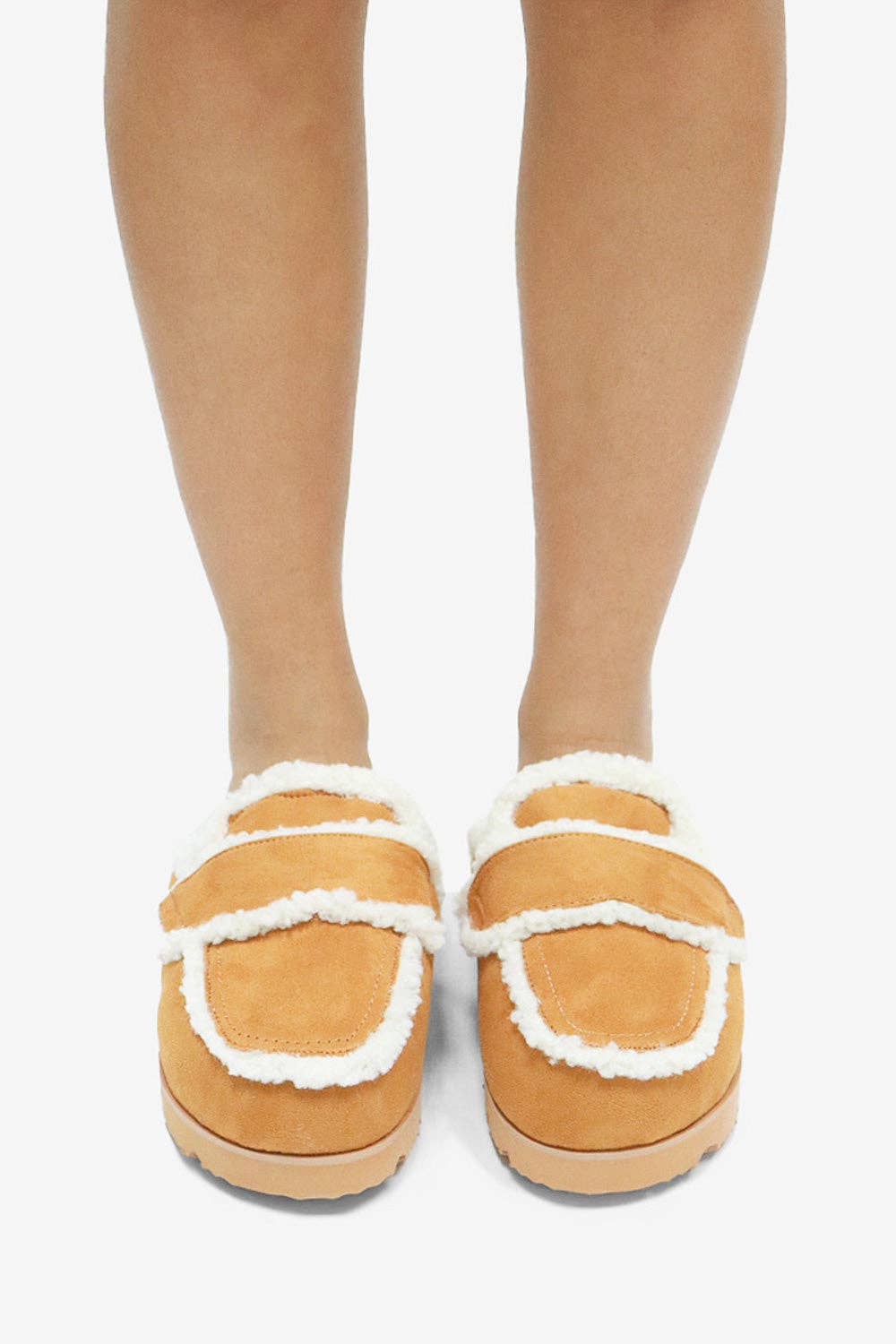 Lemonade Shoes – Großhandel Hausschuhe – Damen – TATUM - Gemütlicher Wildleder-Slide mit dicker gepolsterter Sohle23