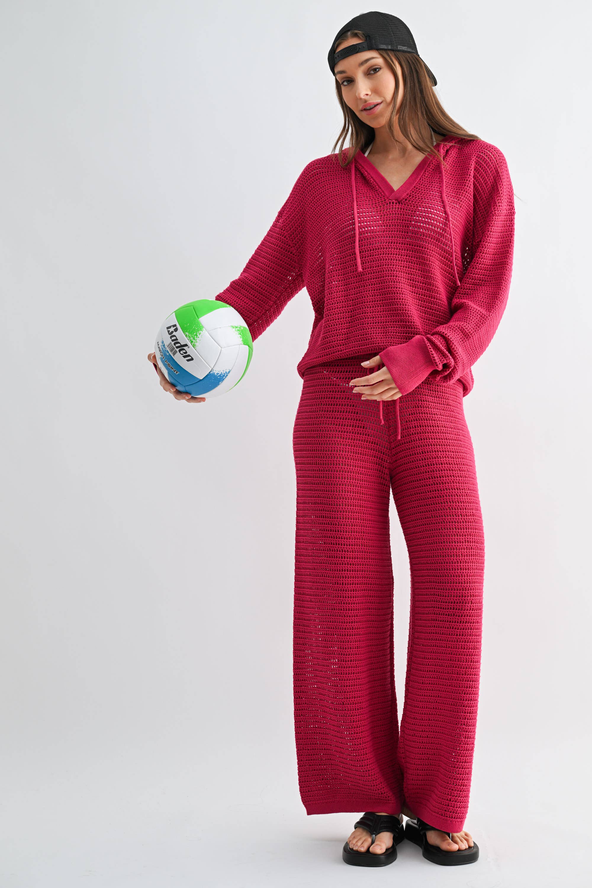 Mono B - Vendita all'ingrosso Felpa con cappuccio - Donna - Felpa all'uncinetto ariosa7