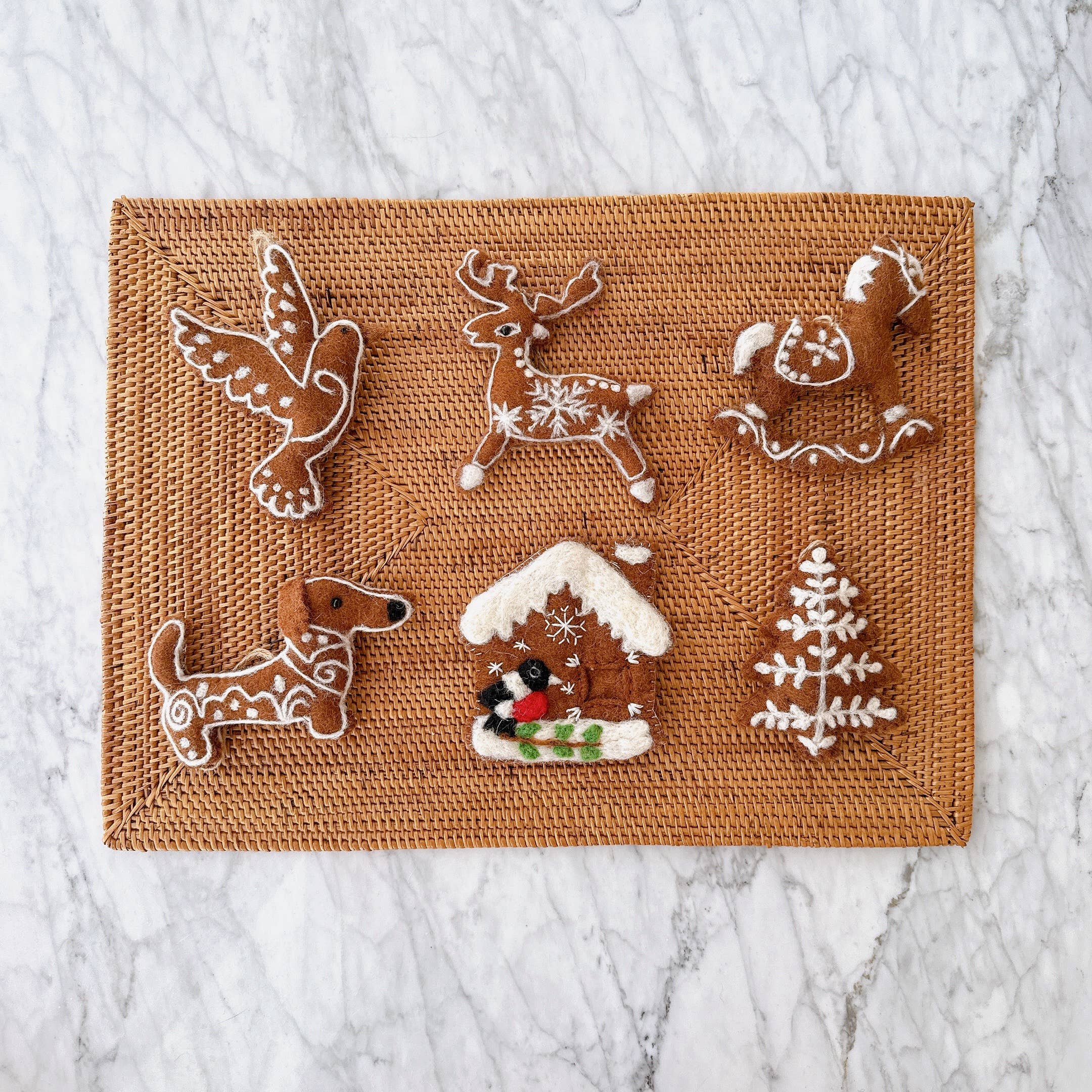 Ganapati – wholesale Ornament set – Gingerbread Ornament (Pack of 6)