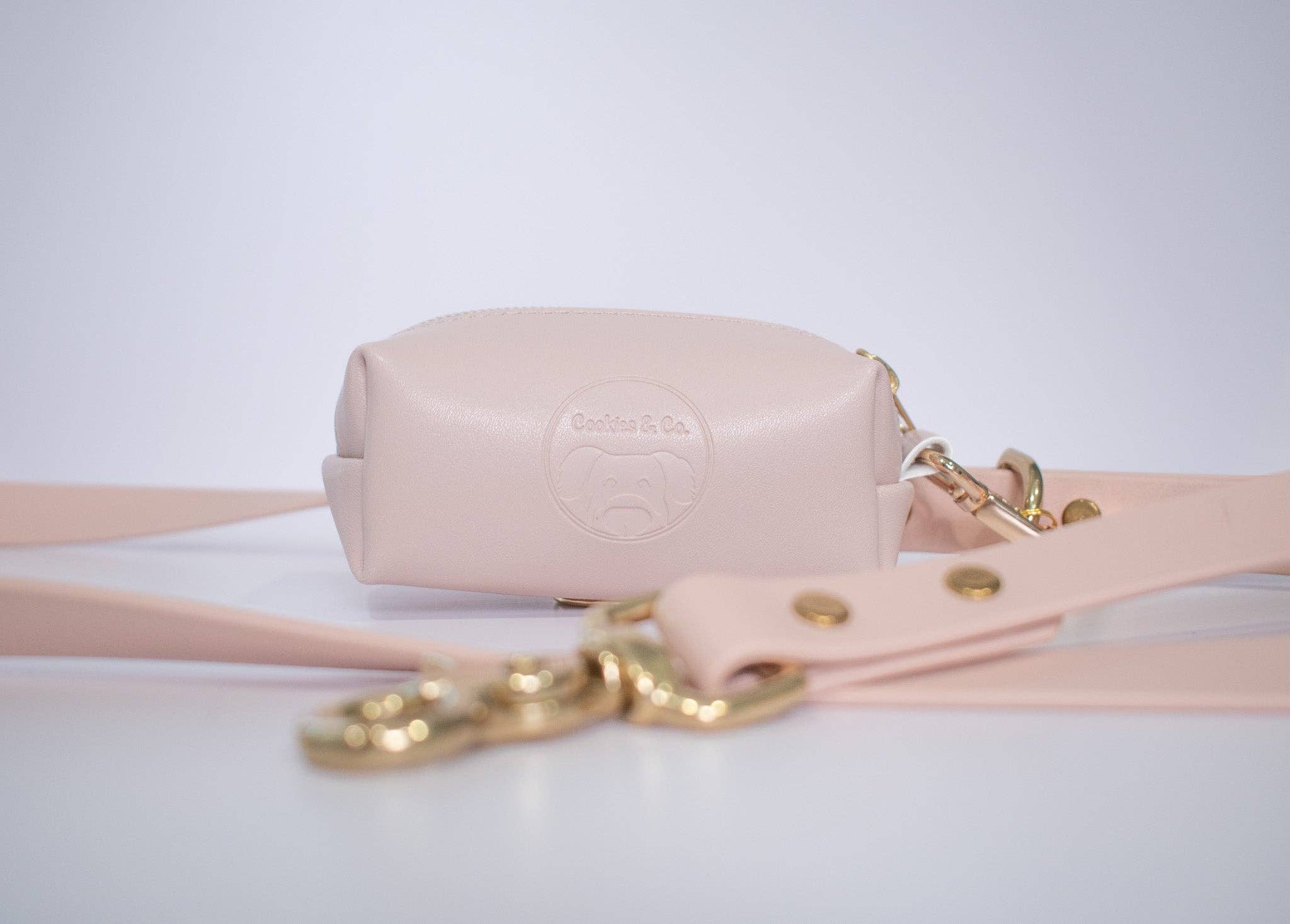 Cookies & Co. - Wholesale Pet Poop Bag Dispenser - White Peach Poop Bag Holder2